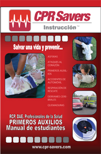 cpr savers spanish training book